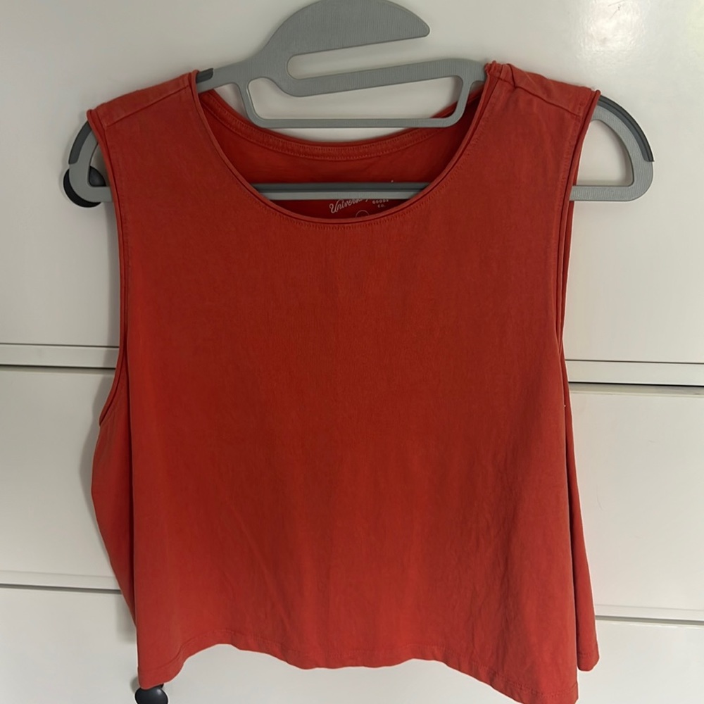 Orange muscle tank never worn